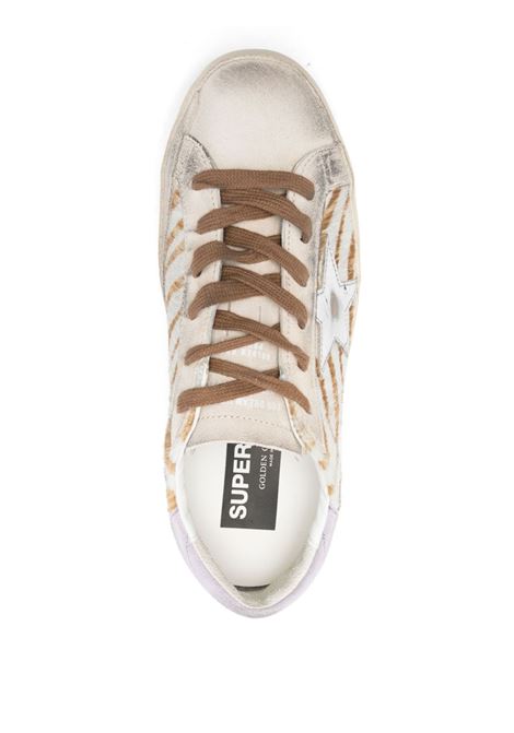 sneakers super star in bianco e beige golden goose - donna GOLDEN GOOSE | GWF00101F00750782997